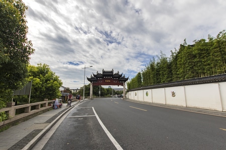 电脑传图-旅拍-苏州-寒山寺-寺庙 图片素材