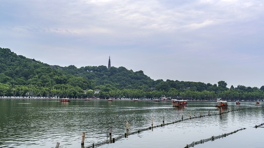 电脑传图-美丽西湖-西湖遐想-西湖漫步-西湖风光 图片素材