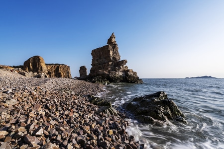 辽宁-大连-旅顺-将军石-海洋 图片素材