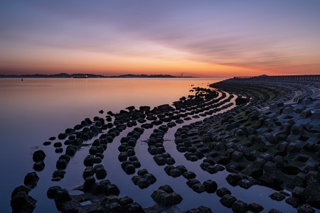 辽宁-大连-东港-海洋-海岸 图片素材