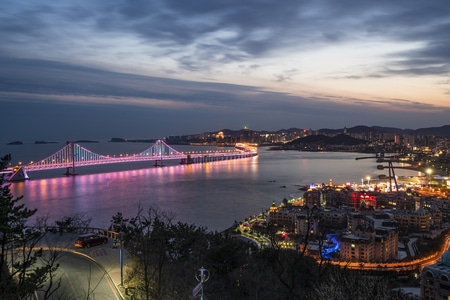 辽宁-大连-星海湾-星海湾大桥-城市 图片素材