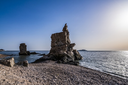 辽宁-大连-旅顺-将军石-海洋 图片素材