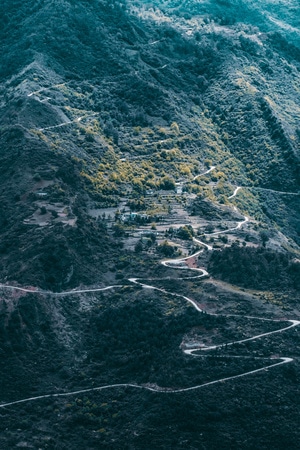 打卡挑战-山路弯弯-风光-风景-风光 图片素材