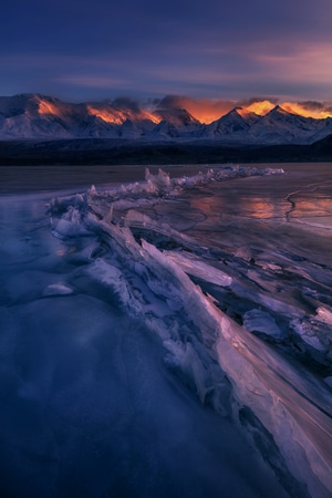 新疆-喀拉库勒湖-风景-风光-自然风光 图片素材