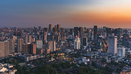 文殊院-成都-爬楼-索尼-城市建筑 图片素材