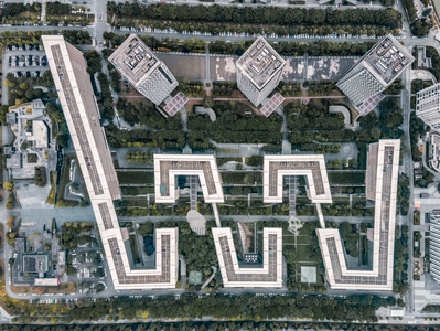 成都-夜景-城市-爬楼-软件园 图片素材
