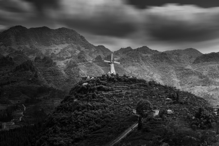 电脑传图-桐梓-贵州-黑白风光-遵义市 图片素材