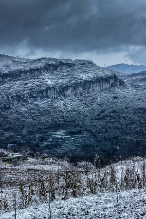 电脑传图-宅家-雪-贵州-桐梓 图片素材