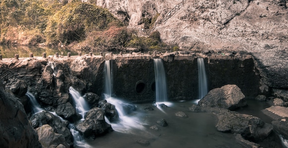电脑传图-小西湖-流水-桐梓-贵州 图片素材
