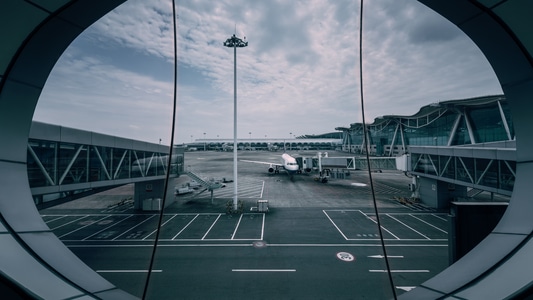重庆-机场-航站楼-飞机-交通 图片素材