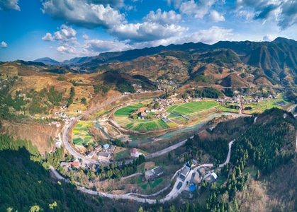 风光-山野-交通-山-四川 图片素材