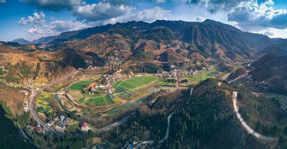 风光-山野-交通-山-四川 图片素材