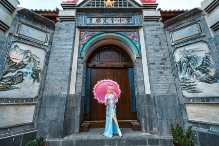 人像-成都-婚纱-城市-都市风光 图片素材