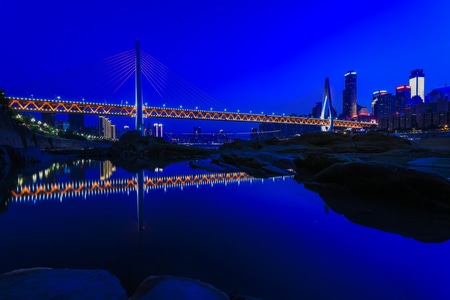 山城-桥都-雾都-重庆-夜景 图片素材