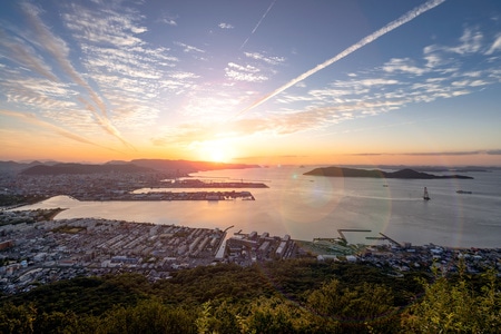 日本-高松-四国-香川-濑户内海 图片素材
