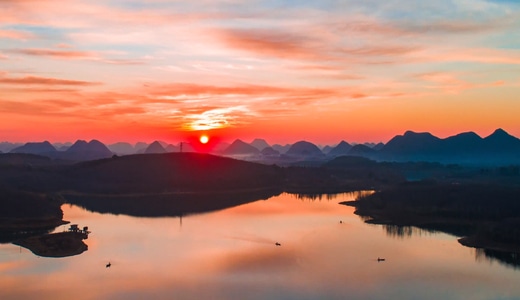 风景-美景-风光-晚霞-夕阳 图片素材