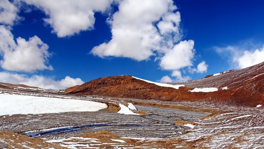 宅家-电脑传图-风光-雪地-西藏 图片素材