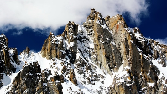 宅家-风光-电脑传图-佛面-雪峰 图片素材