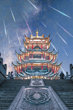 风光-夜-色彩-建筑-手机壁纸 图片素材