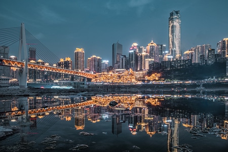 风光-夜-建筑-重庆-洪崖洞 图片素材