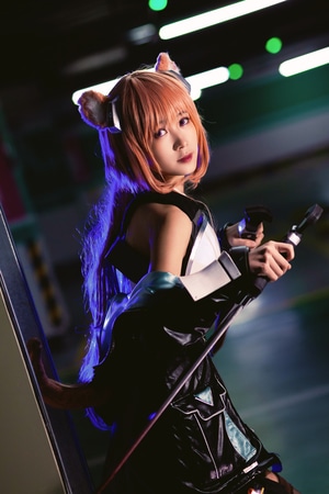cosplay-明日方舟-砾-郴州约拍-地下室 图片素材