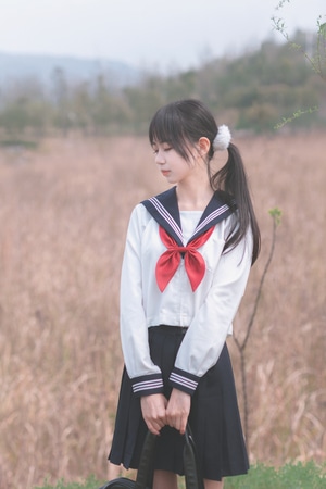 人像-jk-春天-郴州约拍-旅行 图片素材