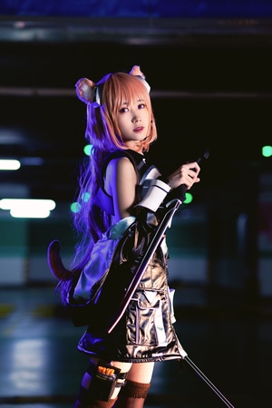 cosplay-明日方舟-砾-郴州约拍-地下室 图片素材