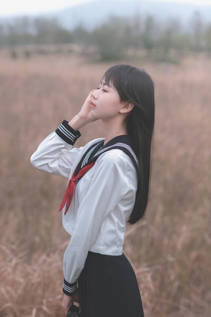 人像-jk-春天-郴州约拍-旅行 图片素材