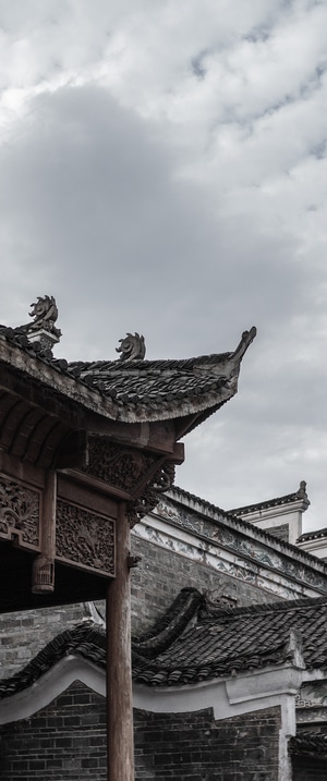书院-旗楼-牌坊-爱莲湖-郴州约拍 图片素材