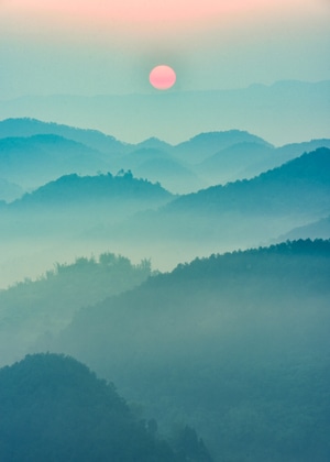 重庆-雾-风光-风景-山 图片素材