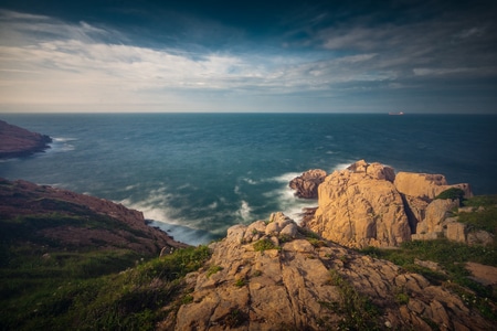 电脑传图-海岛-阳光-海浪-风光 图片素材