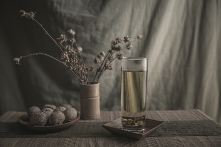 喝茶-茶具-茶道-茶艺-绿茶 图片素材