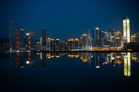 城市色彩-光影-城市-夜晚-夜景 图片素材