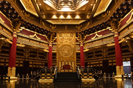 对称美-明堂天堂-洛阳-华丽-建筑 图片素材