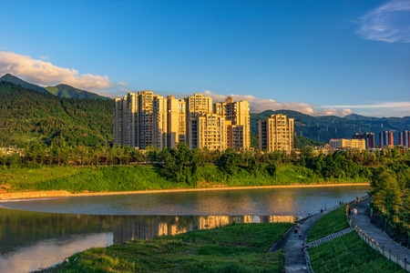 风光-山水-旅游-光影-城镇 图片素材