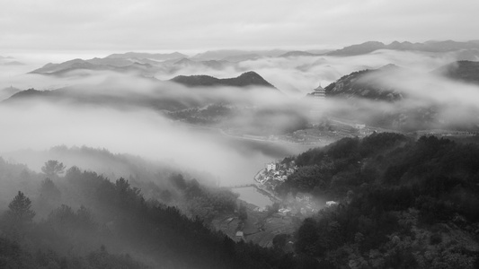 云雾-风景-风景名胜-天台山-旅游 图片素材