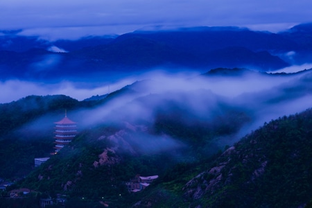 云雾-原创-天台山-风景-云雾 图片素材