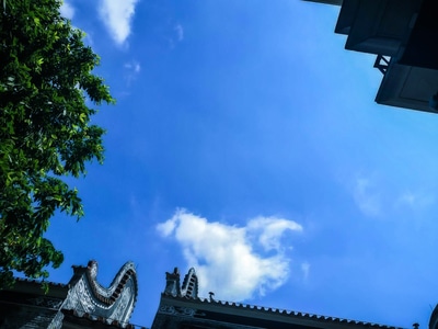 手机摄影-天空-云-随拍-在路上 图片素材