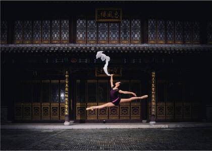 人像-舞蹈-芭蕾-抓拍-独舞 图片素材