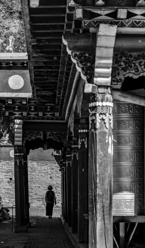 电脑传图-人像-高原-川西-甘孜州 图片素材