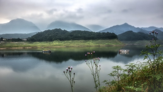 风光-四川-瓦屋山-仙女湖-山水 图片素材