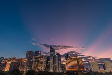 杭州-钱江新城-建筑-风光-现代 图片素材