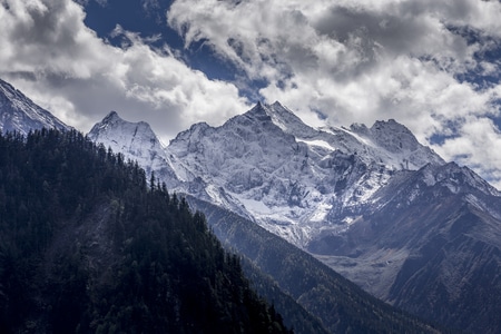 神山-朝圣-湖光山色-美景-雪山 图片素材