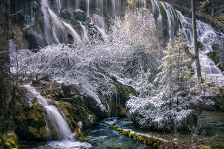 冬季九寨沟-冬季-雪-九寨沟-阿坝 图片素材