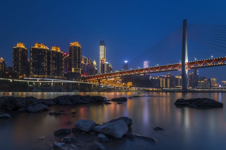 重庆夜景-重庆-夜景-倒影-反射 图片素材