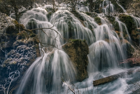冬季九寨沟-冬季-雪-九寨沟-阿坝 图片素材