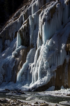 藏区-自然风光-冰瀑-冰瀑-冰 图片素材