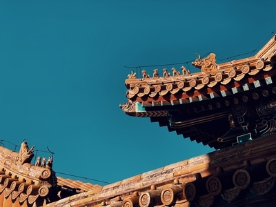 蓝-风光-旅行-电影感-北京 图片素材