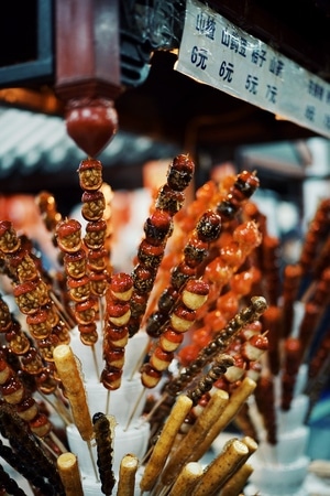 年味-旅行-食物-美食-糖葫芦 图片素材