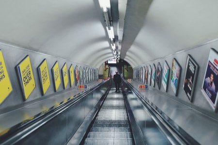 伦敦-地铁-英国-underground-自动扶梯 图片素材
